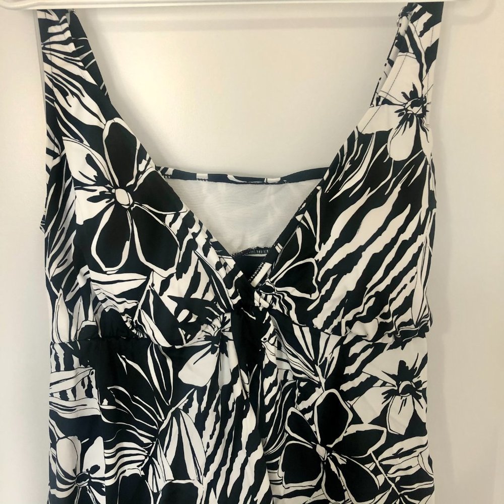 Plus Size Polyester Tankinis Swimwear dress - Picture 3 of 4